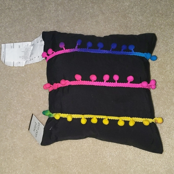 pom pom pillow Other - Nwts Multi color decor pillow